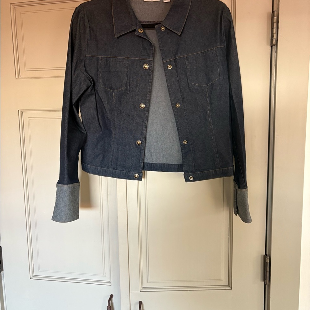 Halogen Dark Blue Jean Jacket